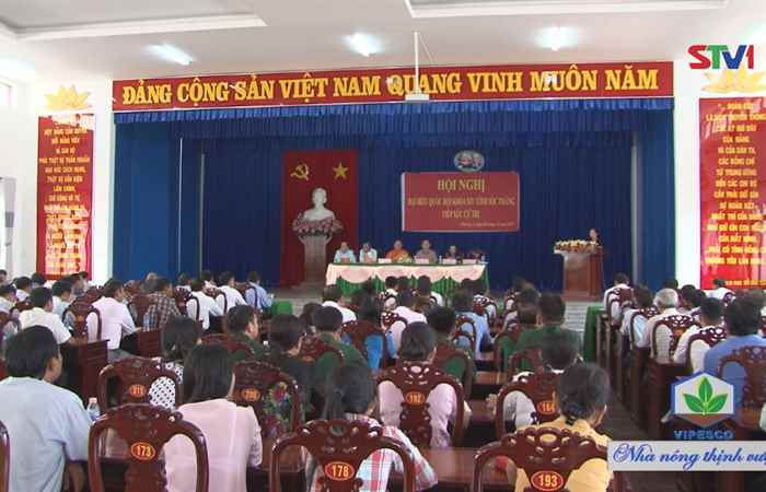 Đại biểu Quốc hội tỉnh Sóc Trăng tiếp xúc cử tri thị xã Vĩnh Châu