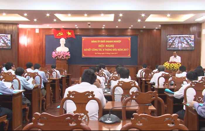 Đảng ủy khối Doanh nghiệp Sóc Trăng sơ kết 6 tháng đầu năm 2017 