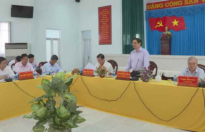 Đoàn công tác của Ban Tổ chức Trung ương thăm và làm việc  tại huyện Châu Thành 