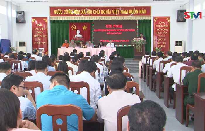 Đoàn ĐBQH tỉnh Sóc Trăng tiếp xúc cử tri Thành Phố Sóc Trăng