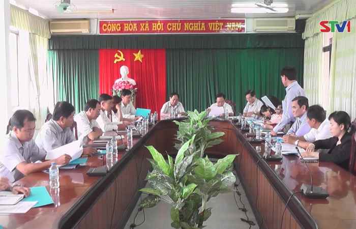 Đoàn giám sát HĐND tỉnh Sóc Trăng làm việc tại Sở Lao động Thương binh và Xã hội 