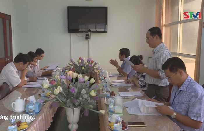 Đoàn kiểm tra của tỉnh Sóc Trăng làm việc với Sở giáo dục & đào tạo  