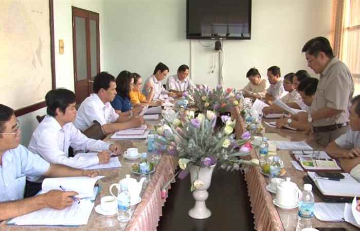 Đoàn kiểm tra của Tỉnh ủy  làm việc với Sở Giáo dục và Đào tạo Sóc Trăng  