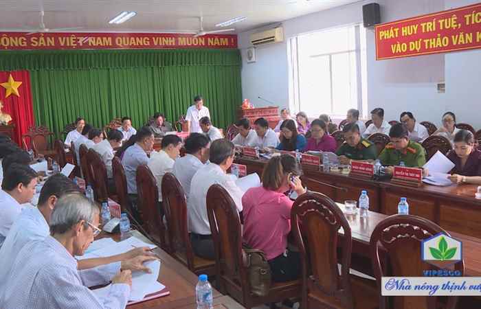 Đoàn kiểm tra Tỉnh ủy làm việc với Huyện ủy Châu Thành