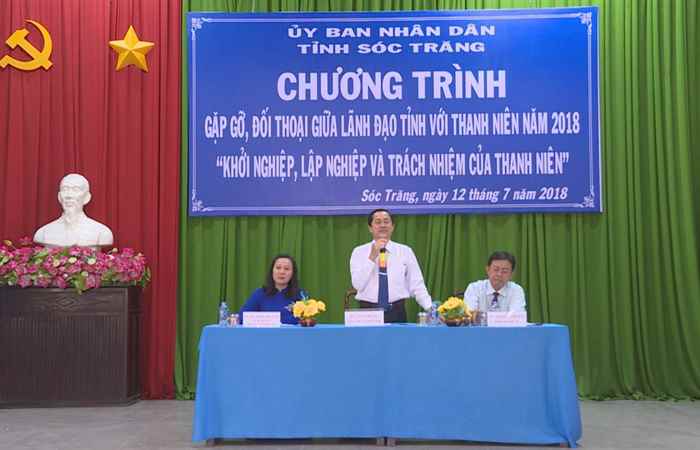 Hội nghị đối thoại giữa lãnh đạo tỉnh Sóc Trăng với thanh niên 