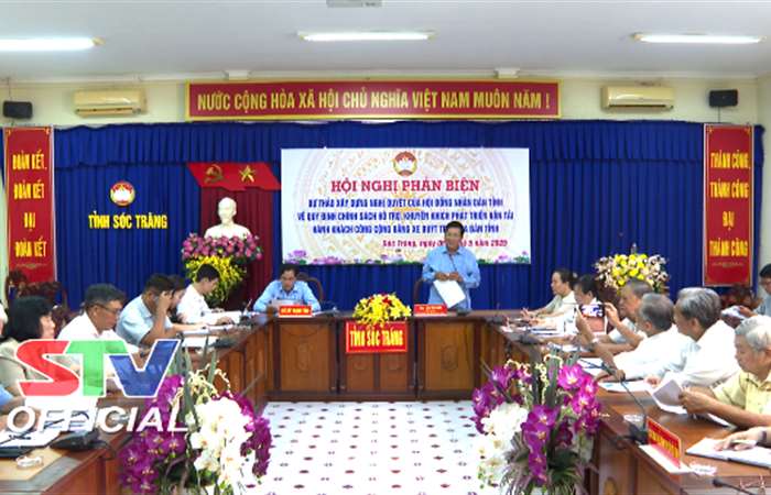 Sóc Trăng: Hội nghị phản biện xã hội đối với Dự thảo Nghị quyết quy định về chính sách hỗ trợ, khuyến khích phát triển vận tải hành khách công cộng