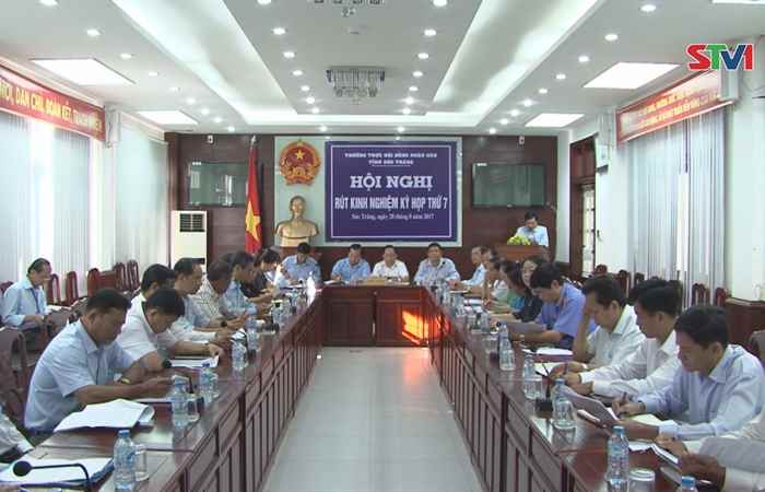 Hội nghị rút kinh nghiệm kỳ họp thứ 7 Hội đồng Nhân dân tỉnh khóa IX nhiệm kỳ 2016-2021 