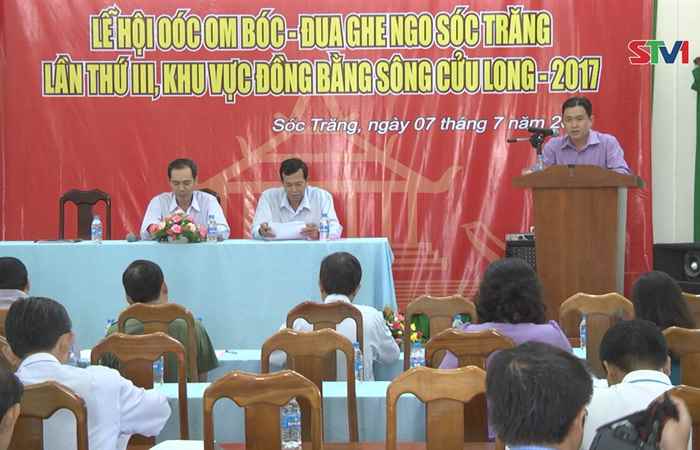 Họp báo lễ hội Ooc - Om- Boc - Đua Ghe ngo Sóc Trăng lần thứ 3, Khu vực ĐBSCL năm 2017 