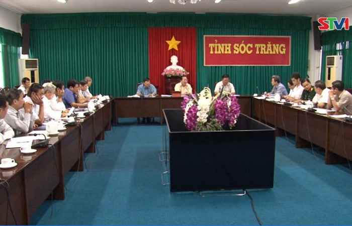 Họp khẩn cấp Ban Chỉ huy phòng chống thiên tai và tiềm kiếm cứu nạn tỉnh Sóc Trăng