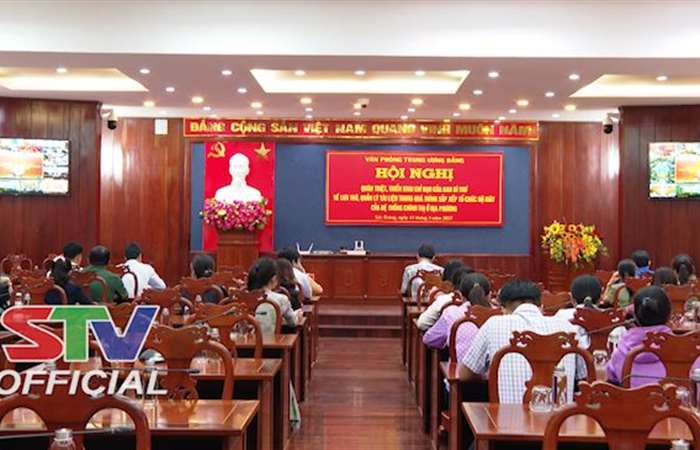 Hướng dẫn lưu trữ, quản lý tài liệu trong quá trình sắp xếp tổ chức bộ máy
