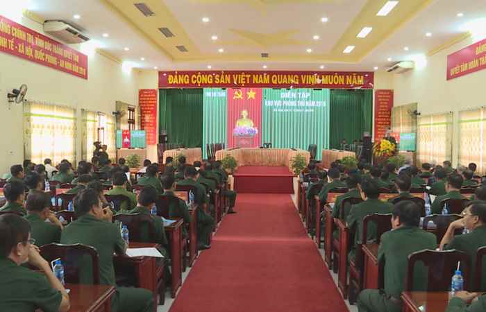 Khai mạc Diễn tập Khu vực phòng thủ tỉnh Sóc Trăng 2018