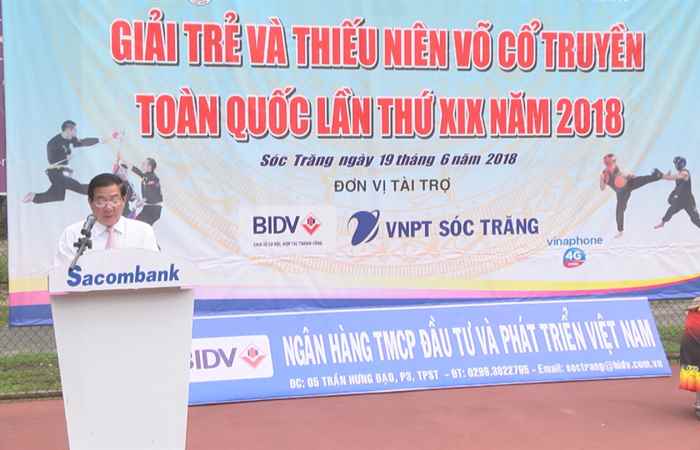 Khai mạc Giải Trẻ và Thiếu niên Võ cổ truyền toàn quốc lần thứ XIX 