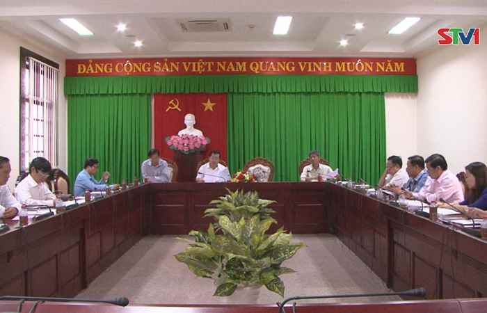 Lãnh đạo tỉnh Sóc Trăng làm việc với lãnh đạo huyện Châu Thành 
