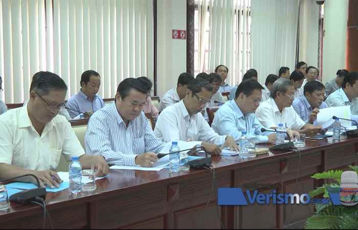 Lãnh đạo tỉnh Sóc Trăng nghe báo cáo về công tác xây dựng cơ bản 6 tháng đầu năm 2017

