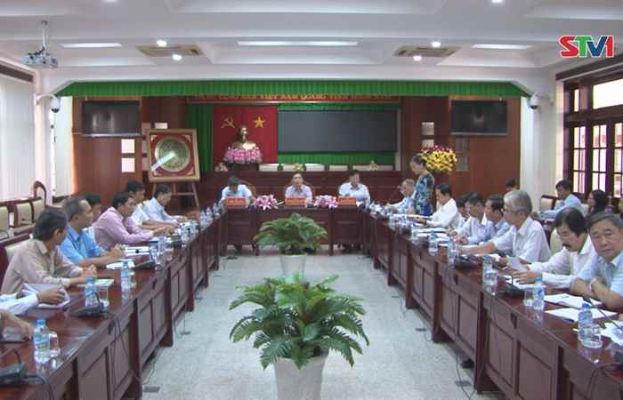 Lãnh đạo Tỉnh Ủy làm việc với Sở Khoa học và Công nghệ Sóc Trăng