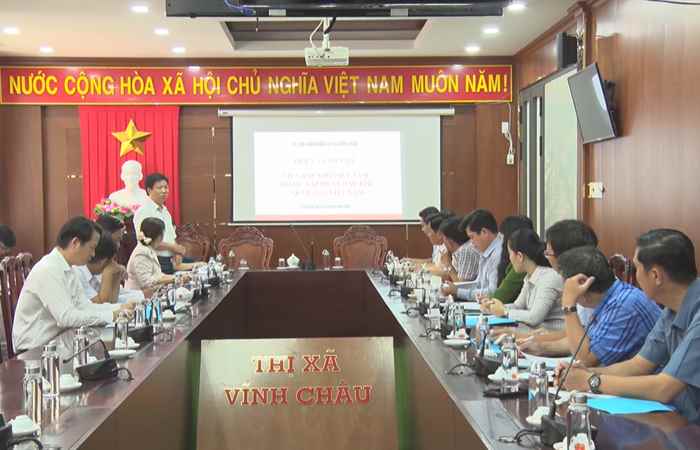 Vĩnh Châu: Tiếp và làm việc với Viện Dầu khí thuộc Tập đoàn Dầu khí Việt Nam