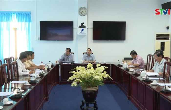 Lãnh đạo UBND tỉnh Sóc Trăng chủ trì cuộc họp thông qua dự án đường hoa xuân công viên 30/04 và quãng trường Bạch Đằng Thành phố Sóc Trăng 
