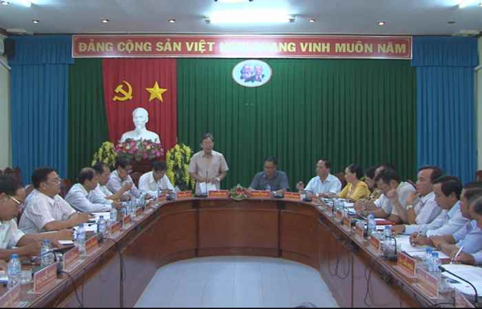 Lãnh đạo UBND tỉnh Sóc Trăng làm việc tại huyện Mỹ Xuyên