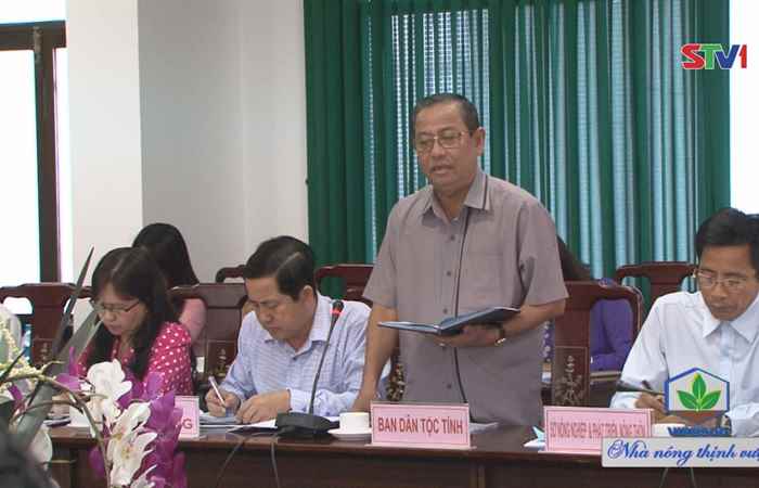 Lãnh đạo UBND tỉnh Sóc Trăng tiếp làm việc với Thanh tra Ủy Ban dân tộc