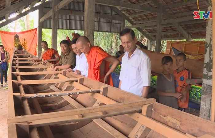 Chùa Prêk Tà Cuôl Đóng Ghe Mới 05-08-2017