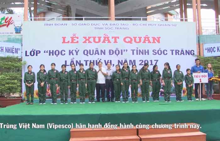 Lễ xuất quân lớp học kỳ trong quân đội