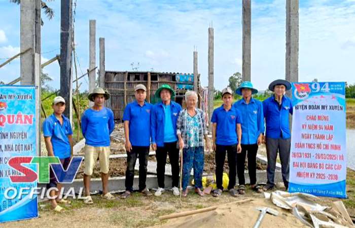 Mỹ Xuyên: Nhiều hoạt động chào mừng kỷ niệm 94 năm ngày thành lập Đoàn TNCS Hồ Chí Minh