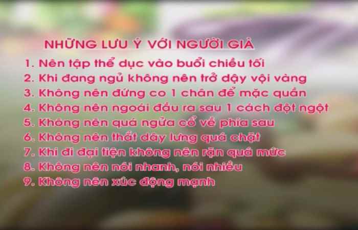Những món ăn kỵ nhau - Người già có nên tập thể dục buổi sáng 25-12-2017