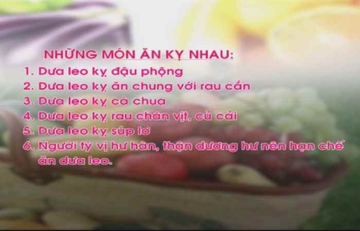 Những món ăn kỵ nhau - Dưa leo ghét đậu phộng 15-05-2017