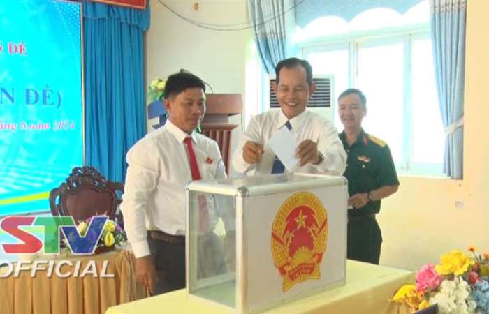 Ông Hồ Quang Đại được bầu giữ chức danh Phó Chủ tịch UBND huyện Trần Đề