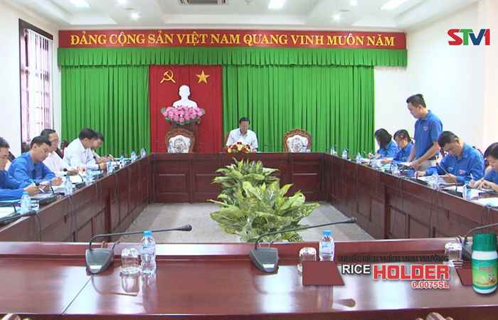 Phó Bí thư thường trực Tỉnh ủy Huỳnh Văn Sum làm việc với Tỉnh Đoàn Sóc Trăng