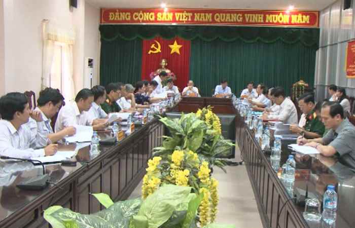 Phó Bí thư Thường trực Tỉnh ủy Sóc Trăng làm việc tại thị xã Ngã Năm 