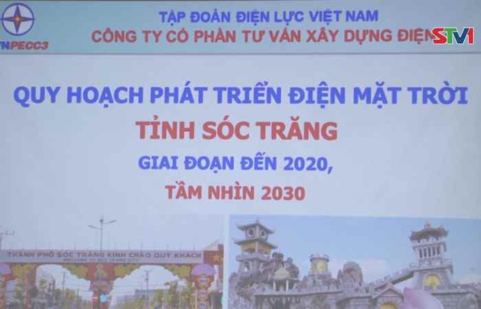 Quy hoạch phát triển điện mặt trời tỉnh Sóc Trăng đến năm 2020