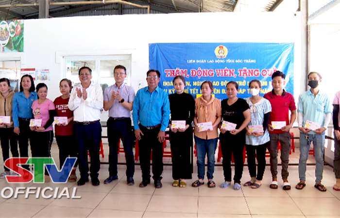 Sóc Trăng: Chủ tịch Uỷ ban MTTQ Việt Nam tỉnh thăm hỏi, động viên đoàn viên, người lao động có hoàn cảnh khó khăn