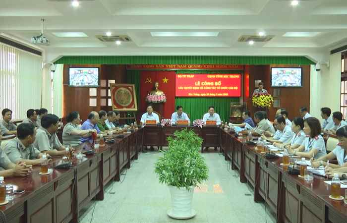 Sóc Trăng: Công bố các Quyết định về công tác cán bộ 