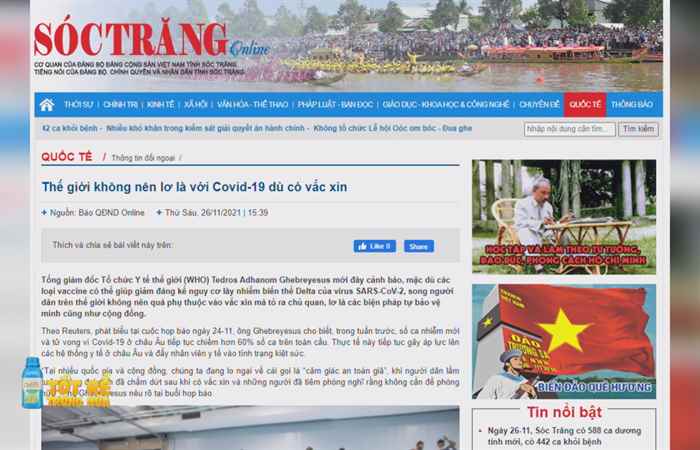 Sóc Trăng Ngày mới (27-11-2021)