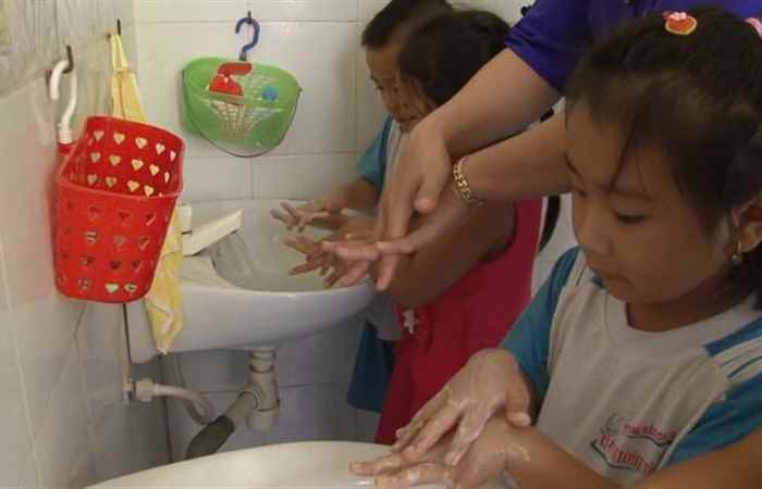 Sóc Trăng tăng cường phòng chống tay chân miệng trong trường học