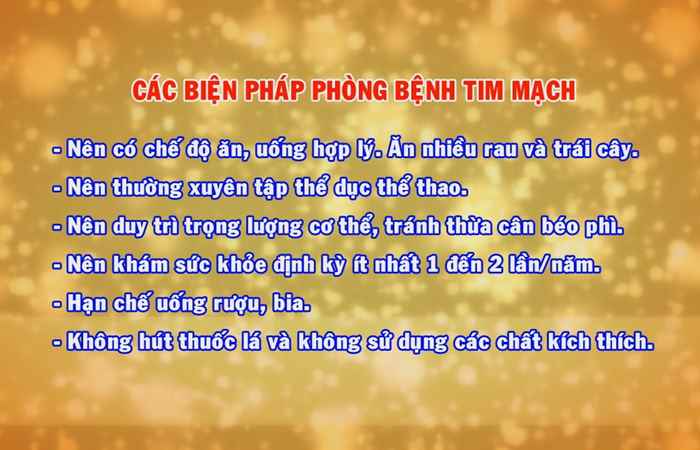 Sức khỏe cho mọi người Đừng chủ quan với các bệnh về tim mạch 28-09-2018