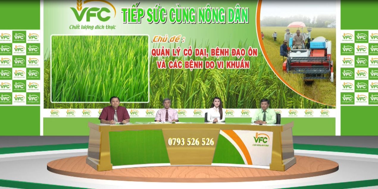  Tọa đàm VFC chủ đề: Quản lý cỏ dại, bệnh đạo ôn và các bệnh do vi khuẩn