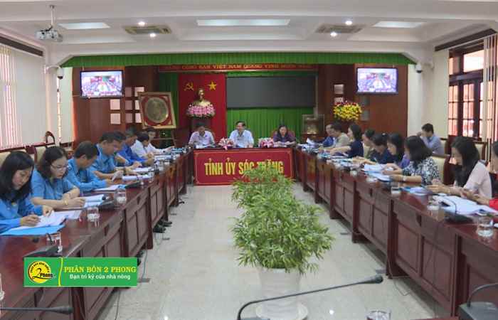 Thường trực Tỉnh ủy Sóc Trăng làm việc định kỳ với Ủy ban MTTQ Việt Nam và các đoàn thể