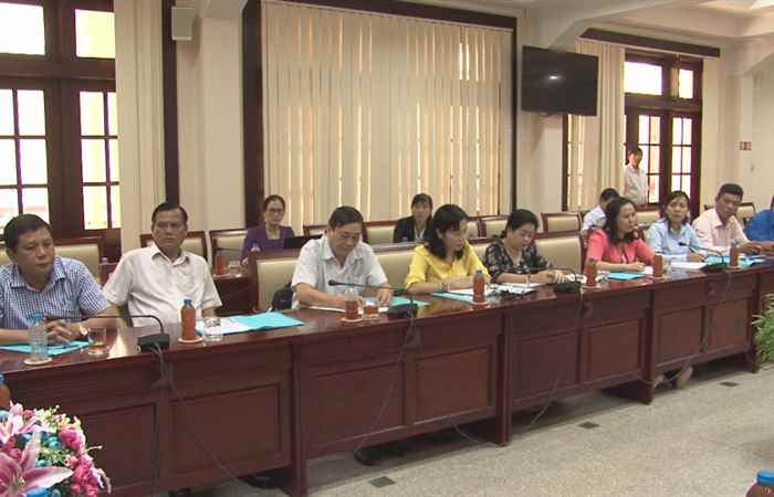 Thường trực Tỉnh ủy Sóc Trăng làm việc với Ủy ban MTTQVN và các đoàn thể 