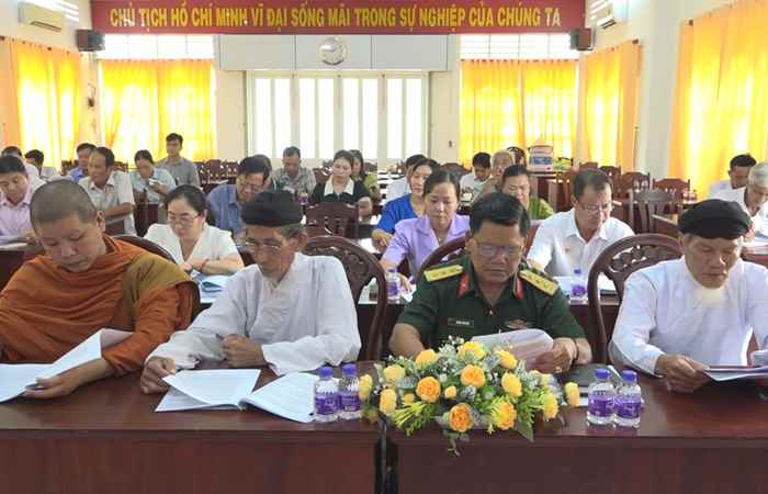 Mỹ Tú: Uỷ ban MTTQ Việt Nam huyện đóng góp Văn kiện đại hội Đại biểu, nhiệm kỳ 2024-2029