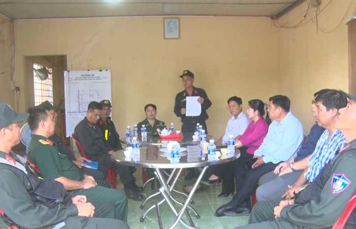 Cù Lao Dung: Đoàn công tác Huyện ủy đến thăm Trung đoàn Cảnh sát cơ động Tây Nam Bộ