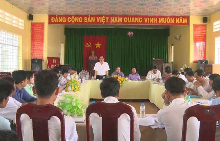 Tỉnh kiểm tra công tác xây dựng nông thôn mới tại xã Viên Bình, huyện Trần Đề 