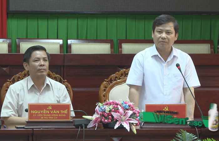 Tỉnh  ủy Sóc Trăng làm việc với Đoàn kiểm tra Trung Ương về Phòng, chống tham nhũng
