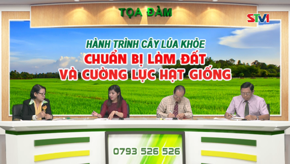 Chương trình tọa đàm Hành trình cây lúa khỏe - Chuẩn bị làm đất và cường lực hạt giống 26-10-2016
