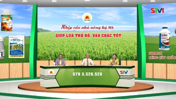 Chương trình tọa đàm Nhịp cầu Nhà Nông kỳ 155 - Giúp lúa trổ rộ, vào chắc tốt 03-08-2016