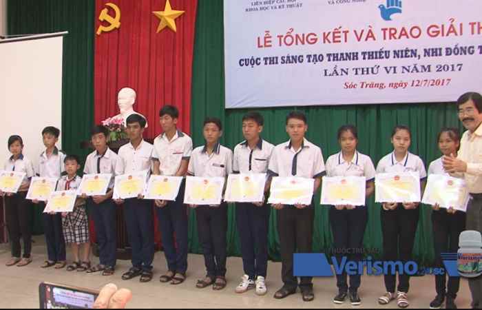 Tổng kết cuộc thi Sáng tạo thanh thiếu niên, nhi đồng tỉnh Sóc Trăng lần thứ VI năm 2017