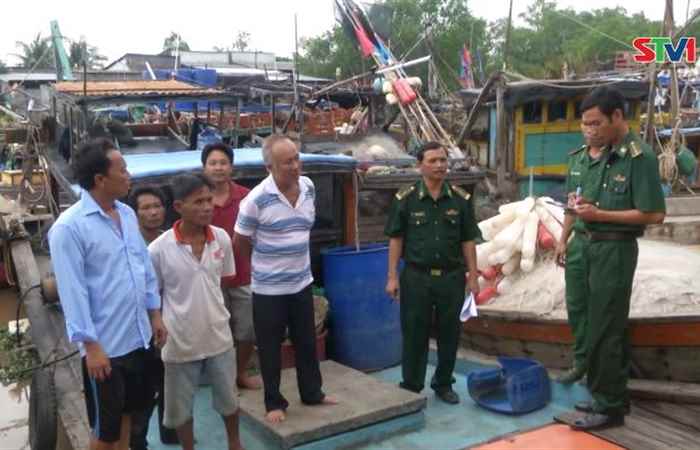 Trần Đề chủ động ứng phó với áp thấp nhiệt đới gần bờ