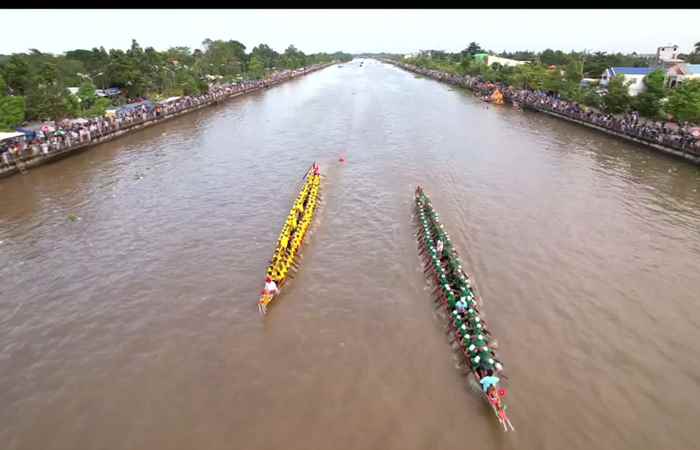 Trích tường thuật giải đua ghe Ngo 2023 (Bán kết nữ)