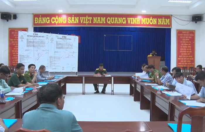 Vĩnh Châu: Triển khai Kế hoạch Diễn tập chiến đấu phường Khánh Hòa và xã Hòa Đông trong khu vực phòng thủ năm 2024